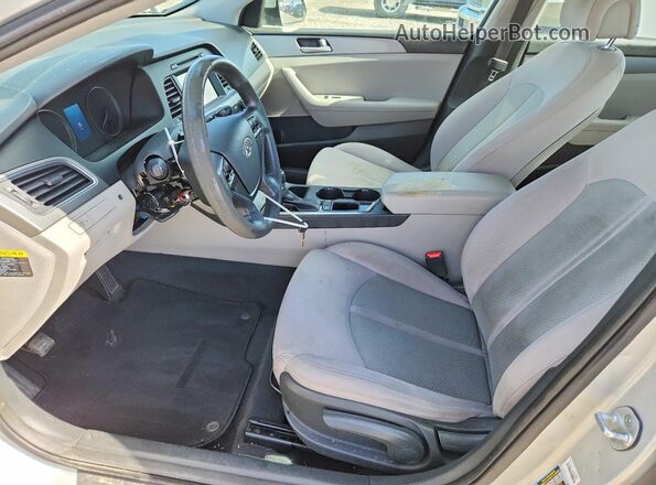 5NPE24AF9GH301518 2016 HYUNDAI SONATA Серебряный Вид панели приборов