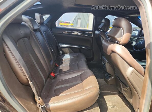 3LN6L2N94GR609280 2016 LINCOLN MKZ Black Rear interior view