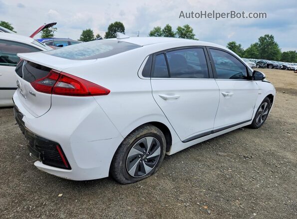KMHC75LC1HU048327 2017 HYUNDAI IONIQ White Przód prawy