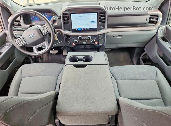 1FTFW3L5XSKE63174 2025 FORD F150 Silver ხელსაწყოთა პანელის ხედი
