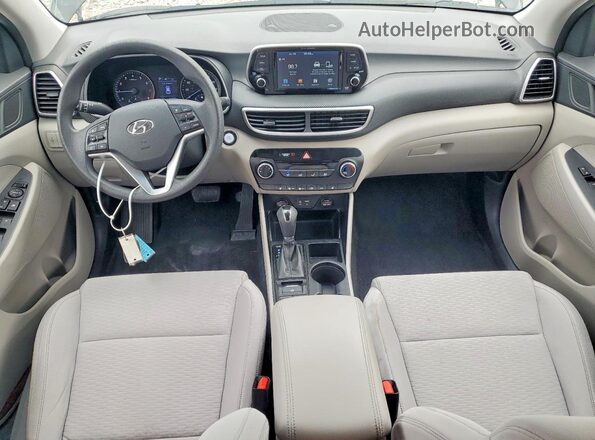 KM8J3CA40KU866769 2019 HYUNDAI TUCSON Black Вид щитка приладів