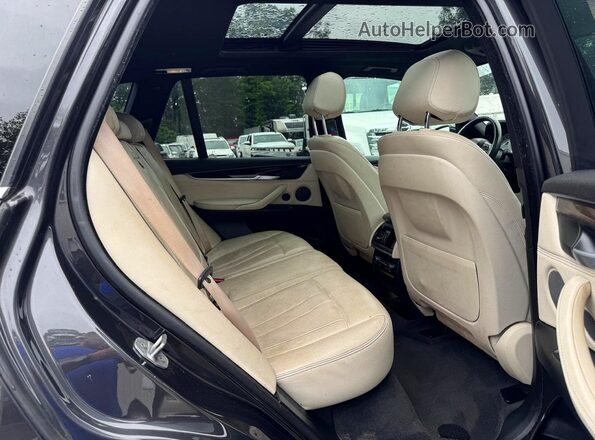 5UXKR0C58H0V66990 2017 BMW X5 Black Вид щитка приладів