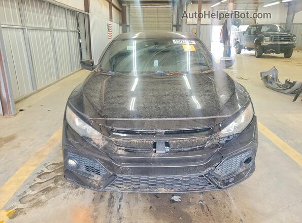 SHHFK7H40JU208756 2018 HONDA CIVIC Черный Вид сзади