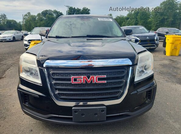 2GKALMEK9H6341093 2017 GMC TERRAIN Black Rear view