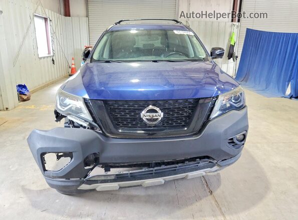 5N1DR2MM9KC641497 2019 NISSAN PATHFINDER Blue უკანა ხედი