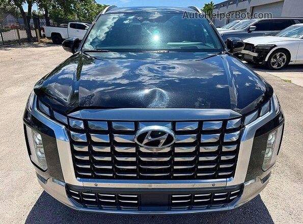 KM8R7DGE9PU505495 2023 HYUNDAI PALISADE Черный Вид сзади