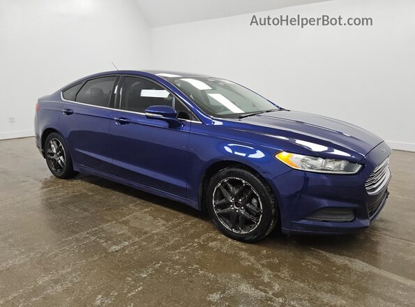 3FA6P0H70GR260664 2016 FORD FUSION Blue 