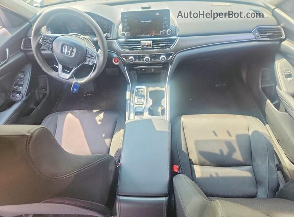 1HGCV3F17LA002196 2020 HONDA ACCORD White Вид щитка приладів