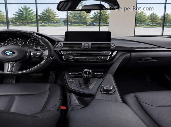 WBA8E1G51GNT34317 2016 BMW 3 SERIES Black Rear seats view