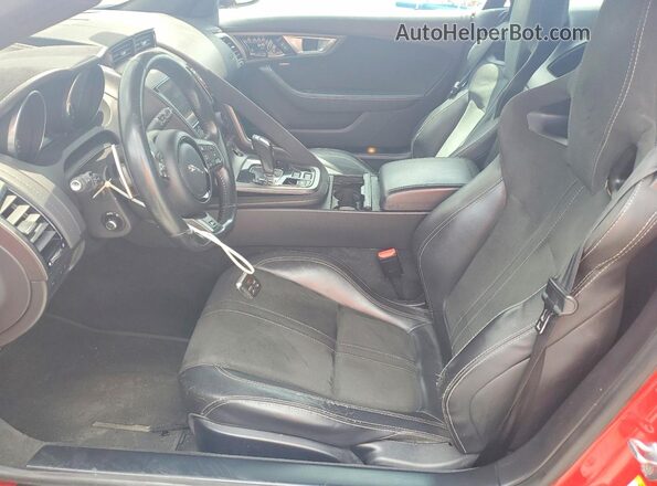 SAJWJ6DL5HMK38043 2017 JAGUAR F-TYPE Red Widok deski rozdzielczej