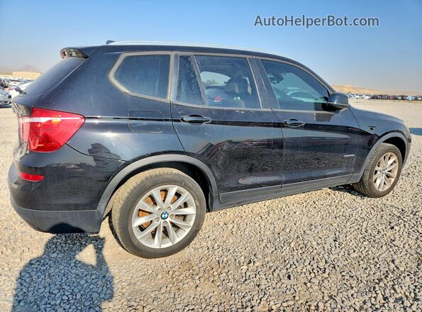 5UXWX9C59G0D67685 2016 BMW X3 Black Przód prawy