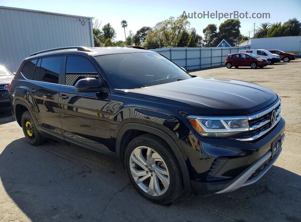 1V2WR2CA6MC576324 2021 VOLKSWAGEN ATLAS Black Widok z przodu