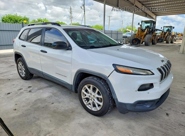 1C4PJLAB9GW293790 2016 JEEP CHEROKEE White წინა ხედი
