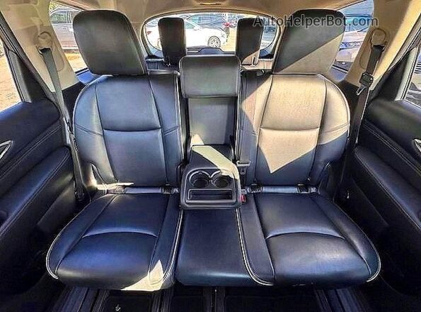 5N1DL0MM4KC561014 2019 INFINITI QX60 Blue Rear interior view