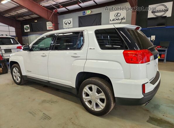 2GKALMEK0H6316258 2017 GMC TERRAIN White Задня права чверть