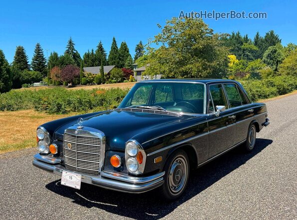 10801612012182 1968 MERCEDES-BENZ 280S Синий Задняя правая четверть