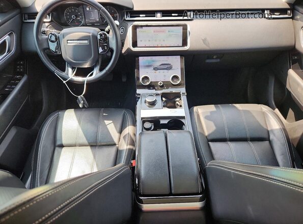 SALYB2RN5JA716209 2018 LAND ROVER RANGE Black Widok zestawu wskaźników