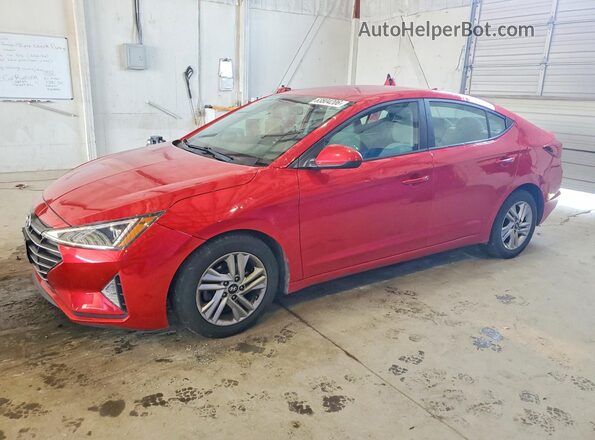 5NPD84LFXLH556163 2020 HYUNDAI ELANTRA Red Rear left