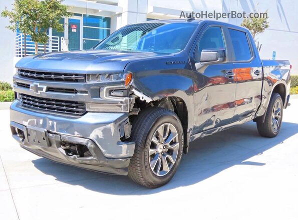 1GCPWDED7NZ104066 2022 CHEVROLET SILVERADO Gray უკანა მარჯვენა