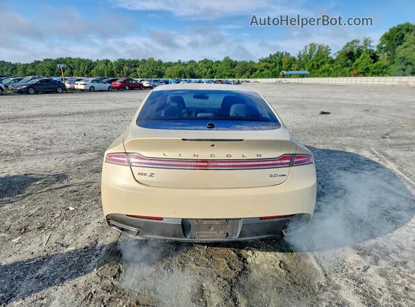 3LN6L2G92GR624941 2016 LINCOLN MKZ Tan Вид салону спереду