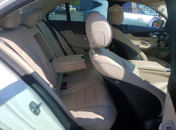 55SWF4KBXHU227254 2017 MERCEDES-BENZ C White Rear interior view