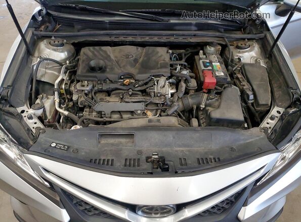 4T1B11HK0KU739975 2019 TOYOTA CAMRY Серебряный Вид подкапотного пространства