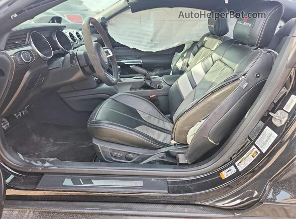 1FA6P8CFXN5144353 2022 FORD MUSTANG Black Widok deski rozdzielczej