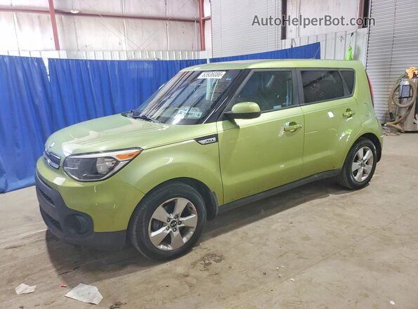 KNDJN2A26K7918752 2019 KIA SOUL Зеленый Задняя левая четверть