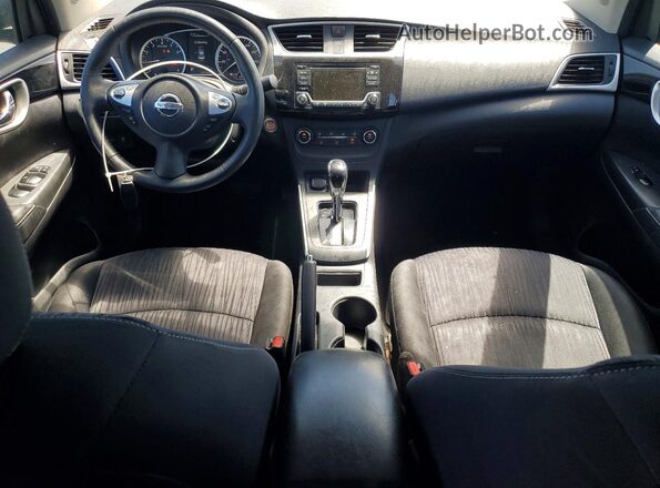 3N1AB7APXHY359394 2017 NISSAN SENTRA Black Սարքավորումների վահանակի տեսք
