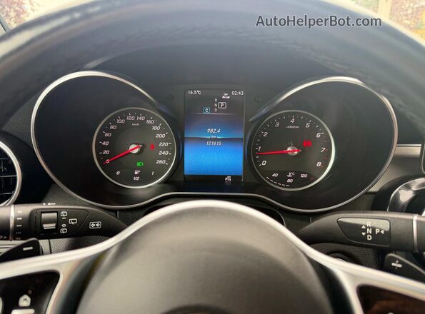 W1N0G8EB3NV376098 2022 MERCEDES-BENZ GLC-CLASS White Instrument cluster view