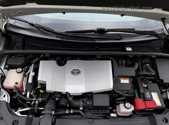 JTDKARFP5L3155175 2020 TOYOTA PRIUS Silver Widok deski rozdzielczej