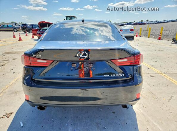 JTHCM1D22G5010852 2016 LEXUS IS Black Вид салону спереду