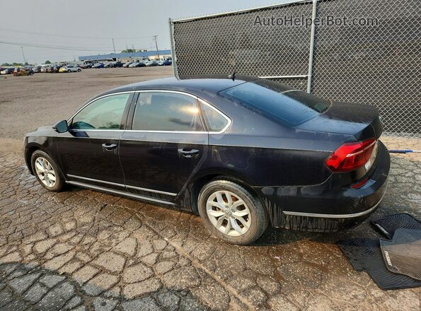 1VWAT7A30HC042723 2017 VOLKSWAGEN PASSAT Black Tył prawy