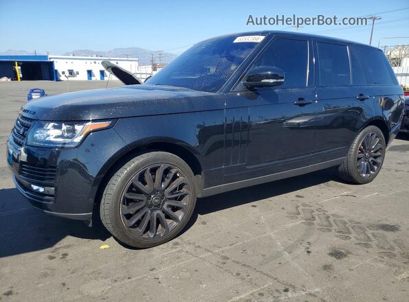 SALGS2FV6HA379849 2017 LAND ROVER RANGE Black Задня ліва чверть