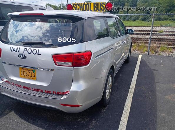 KNDMA5C19H6291686 2017 KIA SEDONA Gray Вид спереду