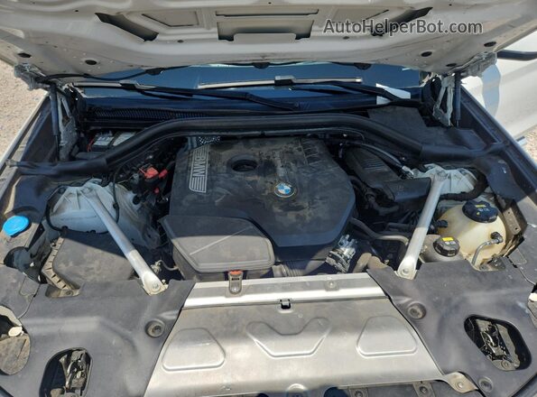 5UXTR7C55KLE94698 2019 BMW X3 White VIN კოდის სტიკერის ხედი