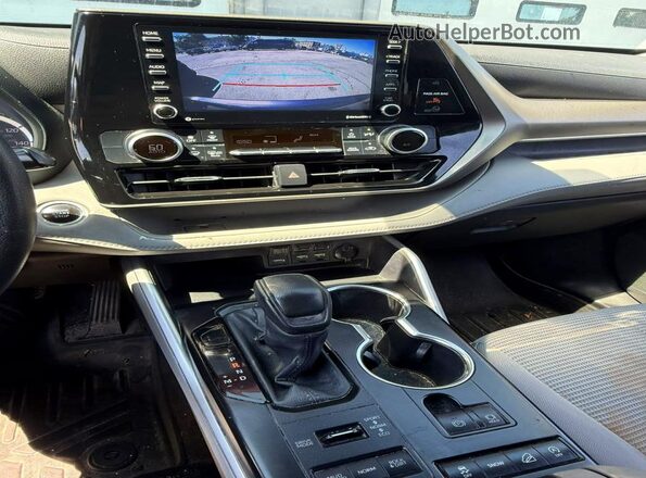 5TDCZRBH3MS091634 2021 TOYOTA HIGHLANDER Gray უკანა სალონის ხედი