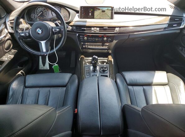 5UXKT0C59J0W00068 2018 BMW X5 Black Instrument cluster view