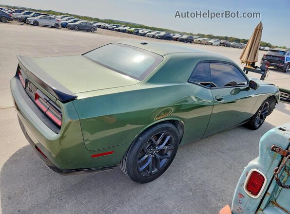 2C3CDZAG5MH596889 2021 DODGE CHALLENGER Green Առջևի աջ