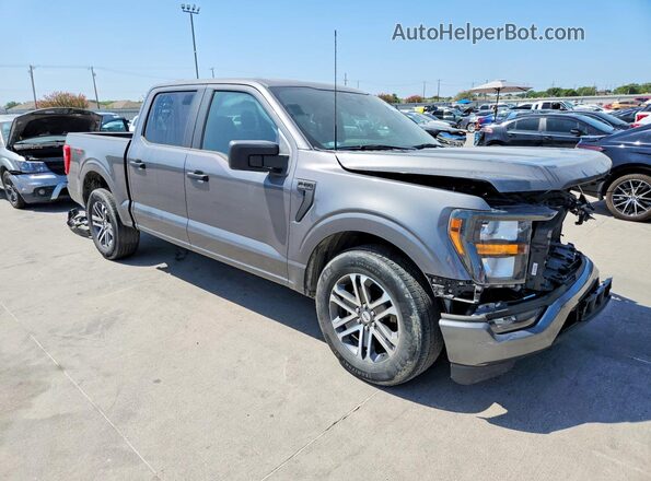 1FTEW1CP6PKD02751 2023 FORD F150 Gray Вид спереду