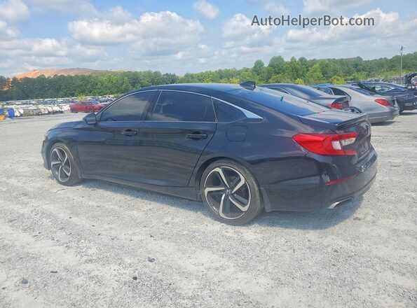 1HGCV1F32MA037879 2021 HONDA ACCORD Black Tył prawy