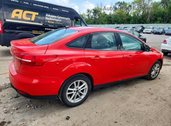 1FADP3F27GL320020 2016 FORD FOCUS Красный Передняя правая четверть