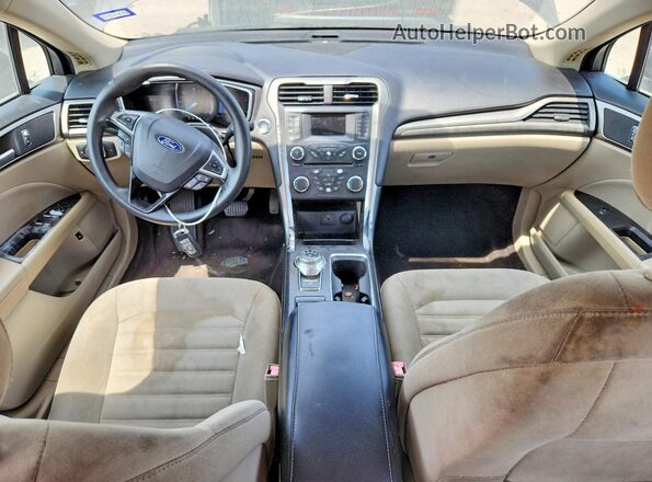 3FA6P0LU1JR197160 2018 FORD FUSION Серый Вид щитка приборов