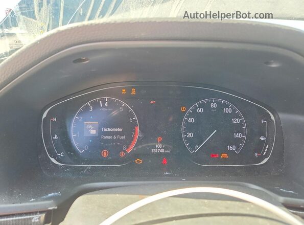 1HGCV1F38KA045501 2019 HONDA ACCORD Black Widok tylnych siedzeń