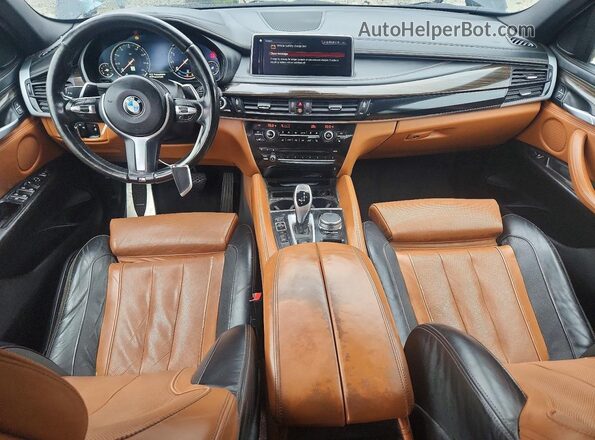 5UXKU2C52K0Z65590 2019 BMW X6 Black Widok zestawu wskaźników