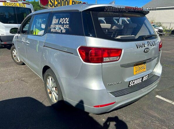 KNDMA5C18H6259666 2017 KIA SEDONA Gray Задня права чверть