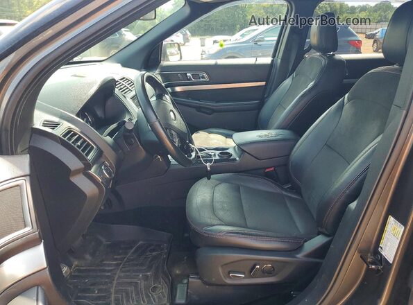 1FM5K7D80JGB62837 2018 FORD EXPLORER Charcoal წინა პანელის ხედი