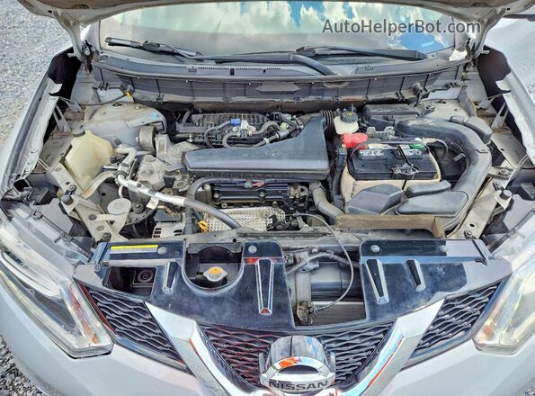 5N1AT2MT6GC917394 2016 NISSAN ROGUE Серебряный Вид подкапотного пространства