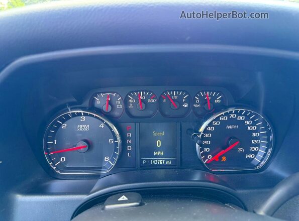 1GCVKPEHXHZ301809 2017 CHEVROLET SILVERADO White Dashboard view