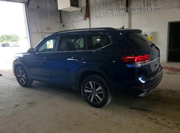 1V2LP2CA9MC601967 2021 VOLKSWAGEN ATLAS Blue უკანა მარჯვენა
